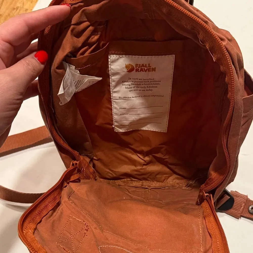 Fjallraven Kånken Rust Backpack